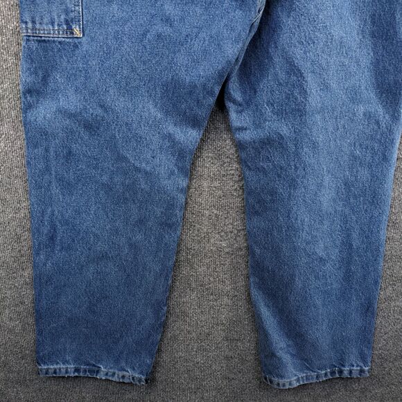 Wrangler Men's Riggs Workwear Carpenter Jeans Blue Size 38x32 Hammer Loop Cotton - Picture 5 of 15